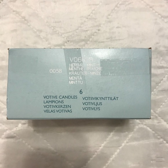 Partylite Box of‎ 6 NOS Herbal Mint Votive Candles V06658 - Picture 2 of 4